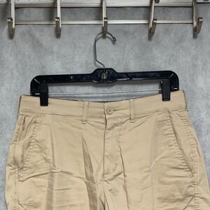 Abercrombie & Fitch Shorts Men 30 Beige A&F All Day Stretch Chino Lightweight 6"